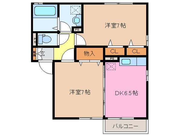 明野駅 徒歩28分 1階の物件間取画像